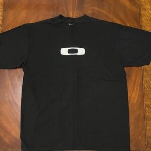 Oakley Black T-Shirt with White Logo